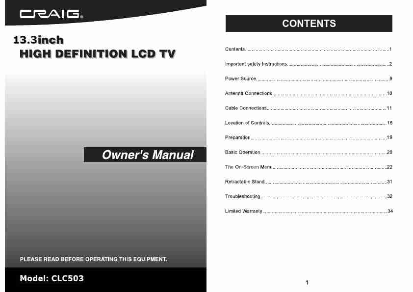 Craig Flat Panel Television CLC503-page_pdf